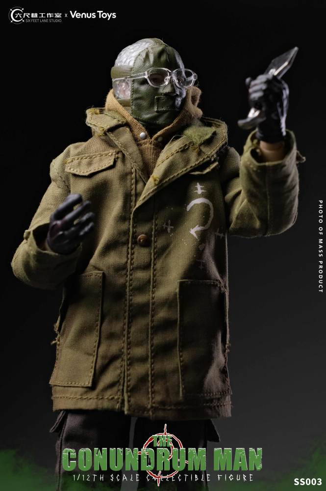 【Pre-order】1/12 The Conundrum Man  Action Figure SS003 Six Feet Lane Studio x Venus Toys