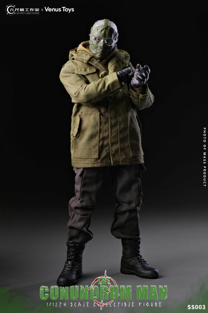 【Pre-order】1/12 The Conundrum Man  Action Figure SS003 Six Feet Lane Studio x Venus Toys