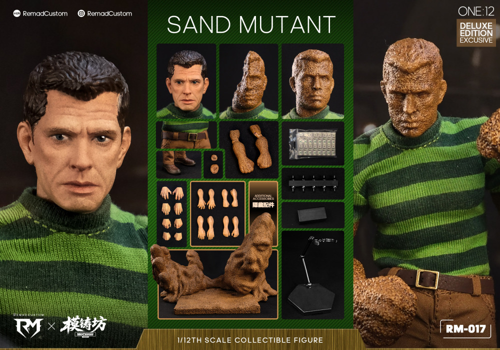 【Pre-order】 1/12 Desert Mutant Sandman 6-inch Cloth Action Figure RemadCustom