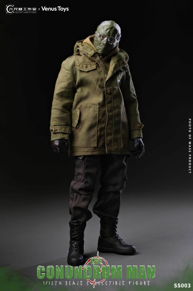 【Pre-order】1/12 The Conundrum Man  Action Figure SS003 Six Feet Lane Studio x Venus Toys
