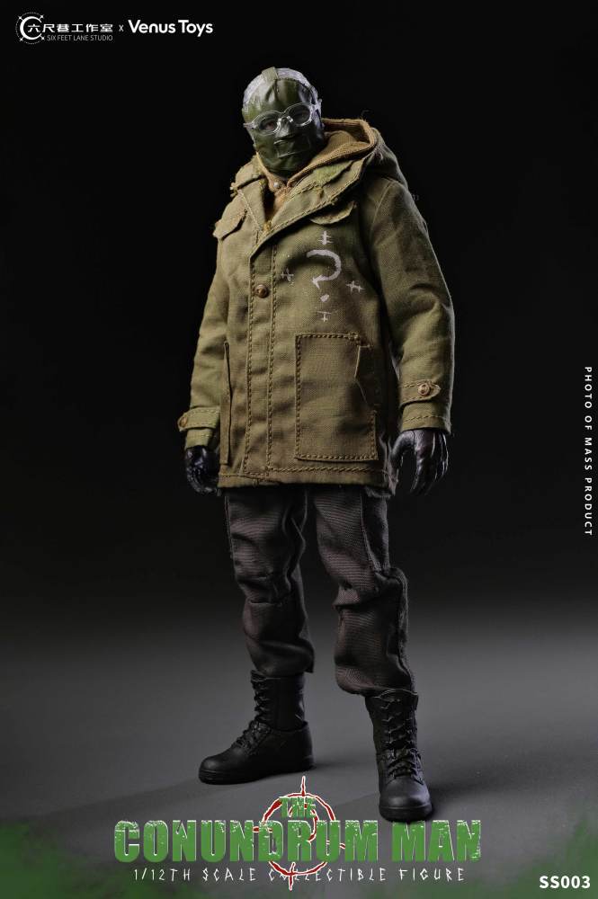 【Pre-order】1/12 The Conundrum Man  Action Figure SS003 Six Feet Lane Studio x Venus Toys