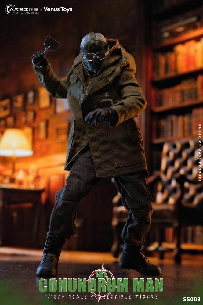【Pre-order】1/12 The Conundrum Man  Action Figure SS003 Six Feet Lane Studio x Venus Toys