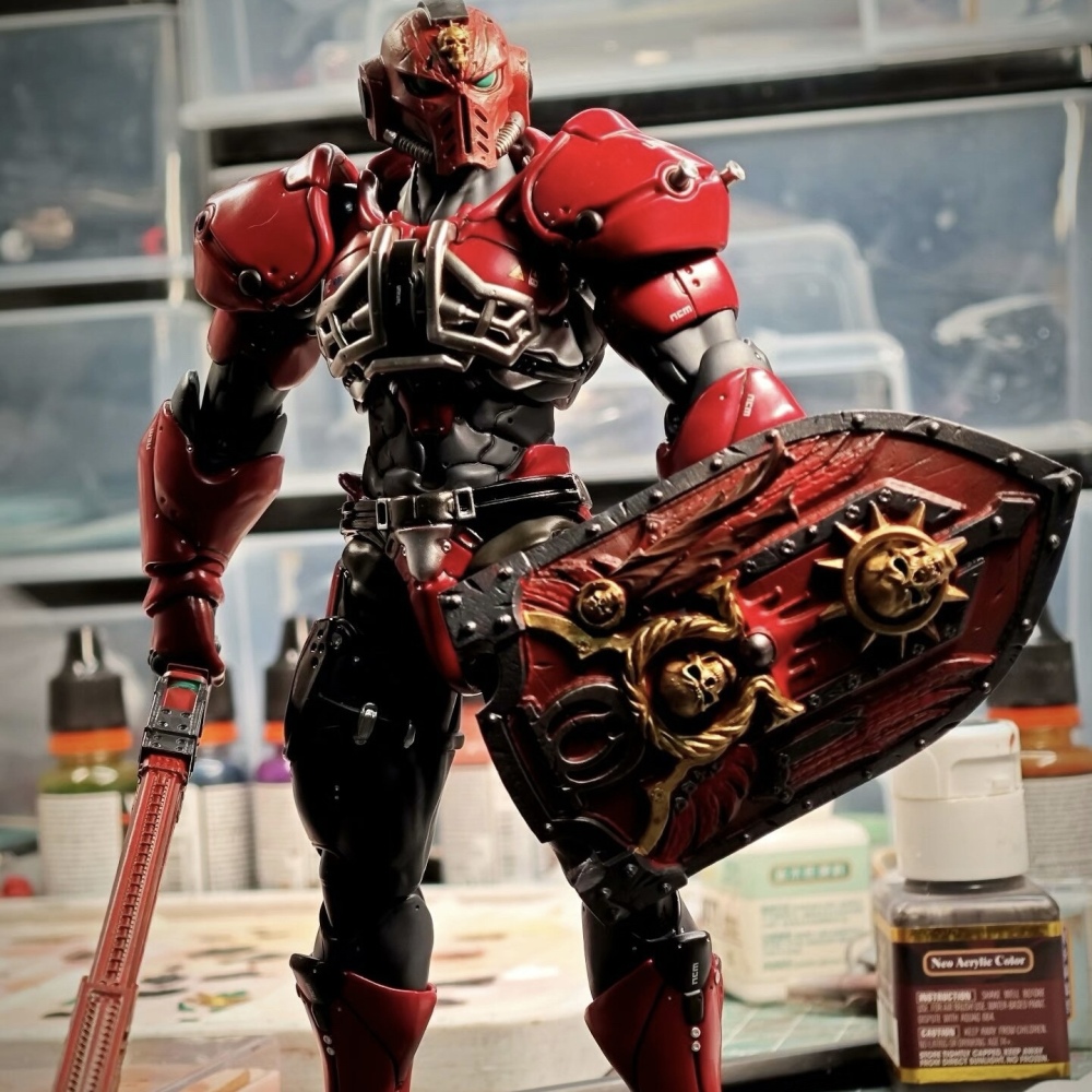 【Available】SEXY ICE UNKVAL Head sculpture Chainsaw sword  Shield