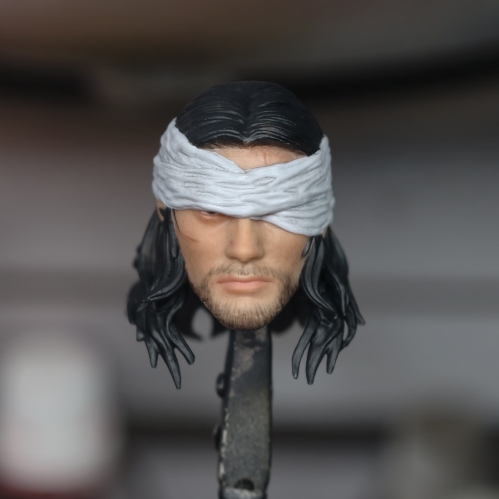 【Pre-order】1/12 Miyamoto Musashi Head Sculpture