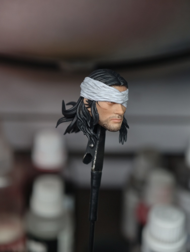 【Pre-order】1/12 Miyamoto Musashi Head Sculpture