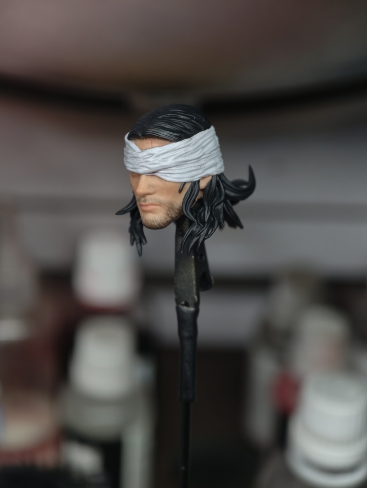 【Pre-order】1/12 Miyamoto Musashi Head Sculpture