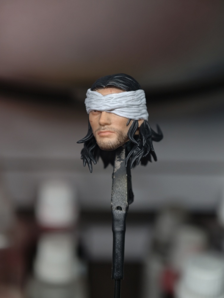 【Pre-order】1/12 Miyamoto Musashi Head Sculpture
