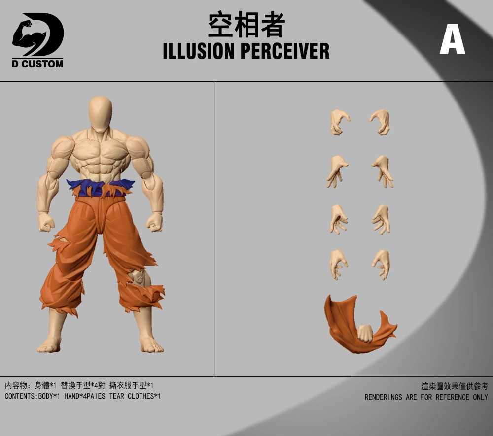 【Pre-order】1/12 Extreme Meaning Head Sculpture Accessory Pack (includes Illusion Perceiver Body)