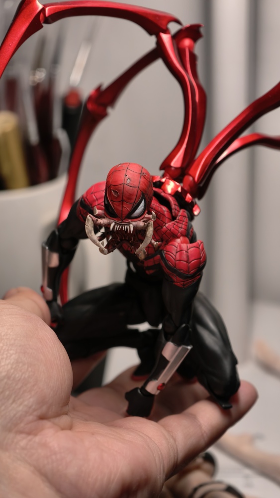 【Pre-order】1/12 Fit for Messtoys Spider-Man - Savage Mutate Form Head sculpture