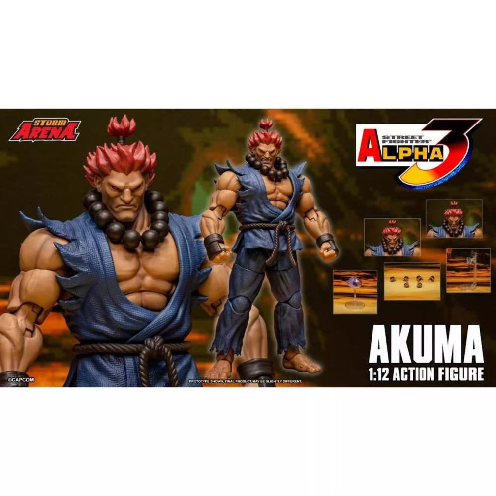 【Pre-order】Storm Toys 1/12 Street Fighter Alpha 3 Akuma 7 Action Figure