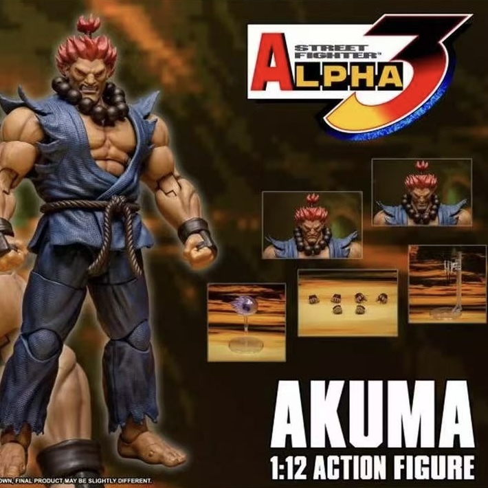 【Pre-order】Storm Toys 1/12 Street Fighter Alpha 3 Akuma 7 Action Figure