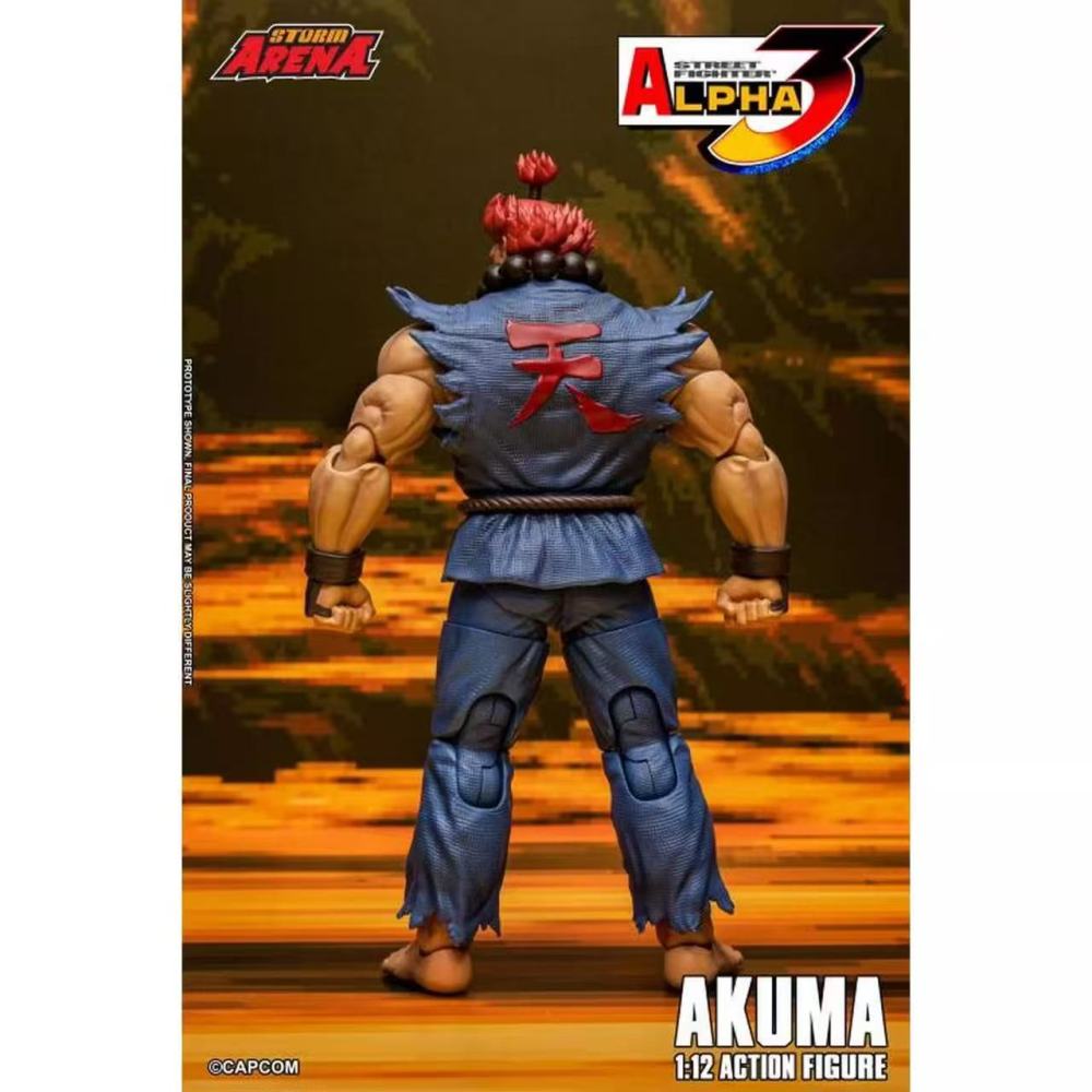 【Pre-order】Storm Toys 1/12 Street Fighter Alpha 3 Akuma 7 Action Figure