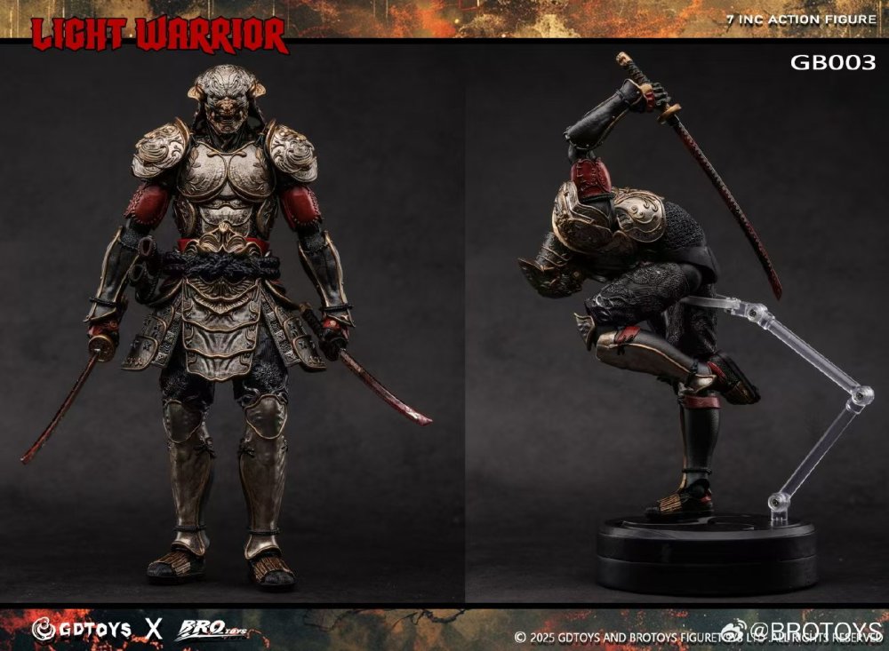 【Pre-order】1/12 Iron Fist Light Warrior Action Figure Model Standard/Deluxe Edition BROTOYS