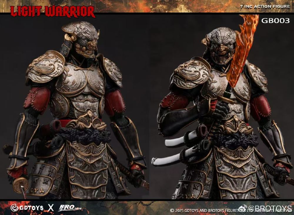 【Pre-order】1/12 Iron Fist Light Warrior Action Figure Model Standard/Deluxe Edition BROTOYS