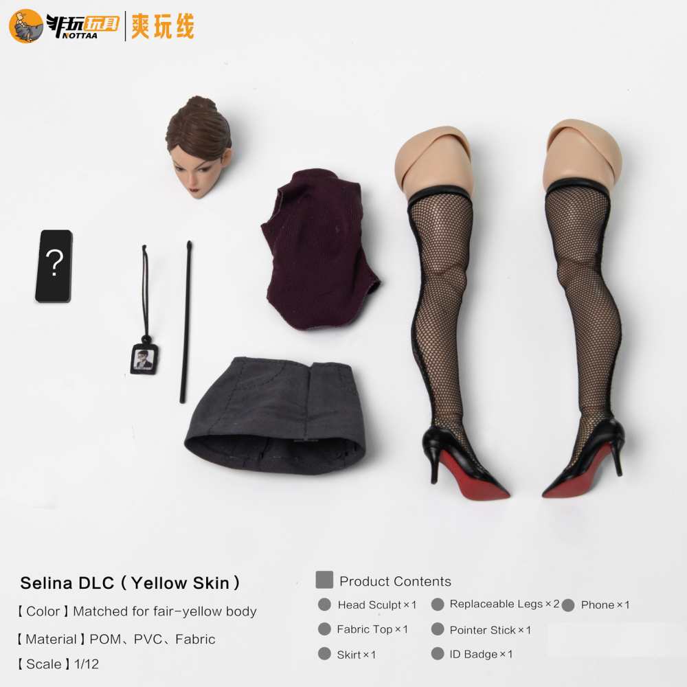 【Pre-order】1/12 Nottaa Toys Female Body DLC Accessory Pack