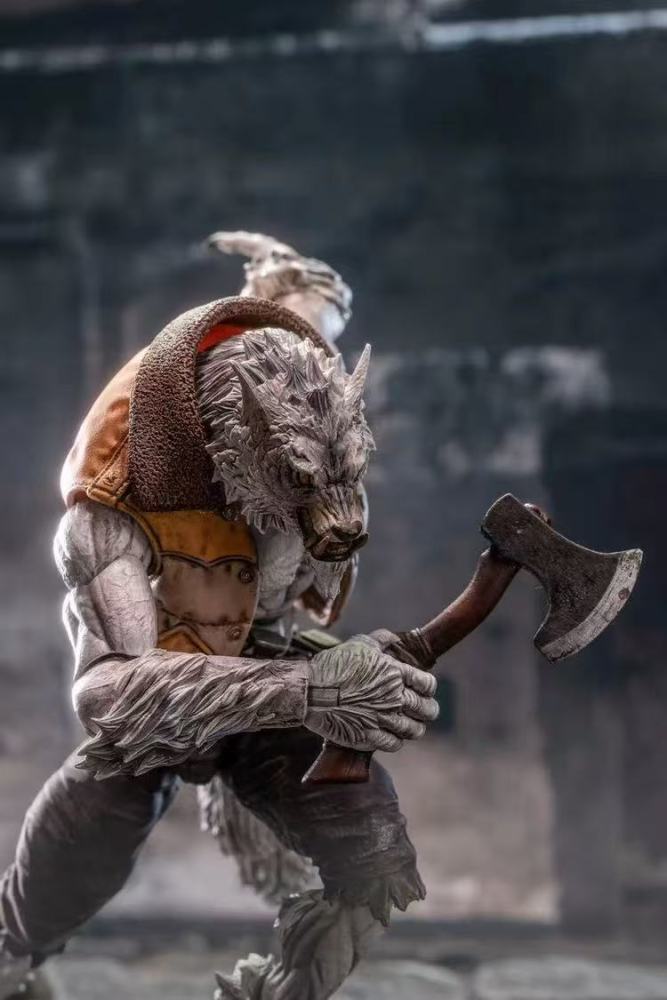 【Available】1/12 Craftsmen Alliance White Wolf  Furry Planet Werewolf Veteran William Special Color Limited Edition