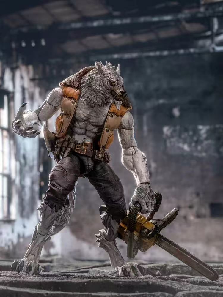 【Available】1/12 Craftsmen Alliance White Wolf  Furry Planet Werewolf Veteran William Special Color Limited Edition
