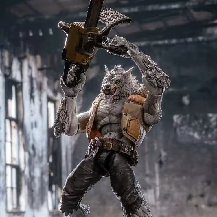 【Available】1/12 Craftsmen Alliance White Wolf  Furry Planet Werewolf Veteran William Special Color Limited Edition