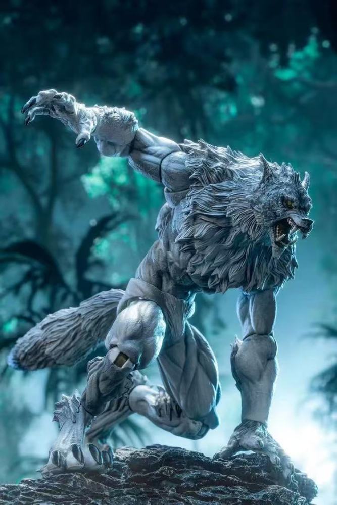 【Available】1/12 Craftsmen Alliance White Wolf  Furry Planet Werewolf Veteran William Special Color Limited Edition