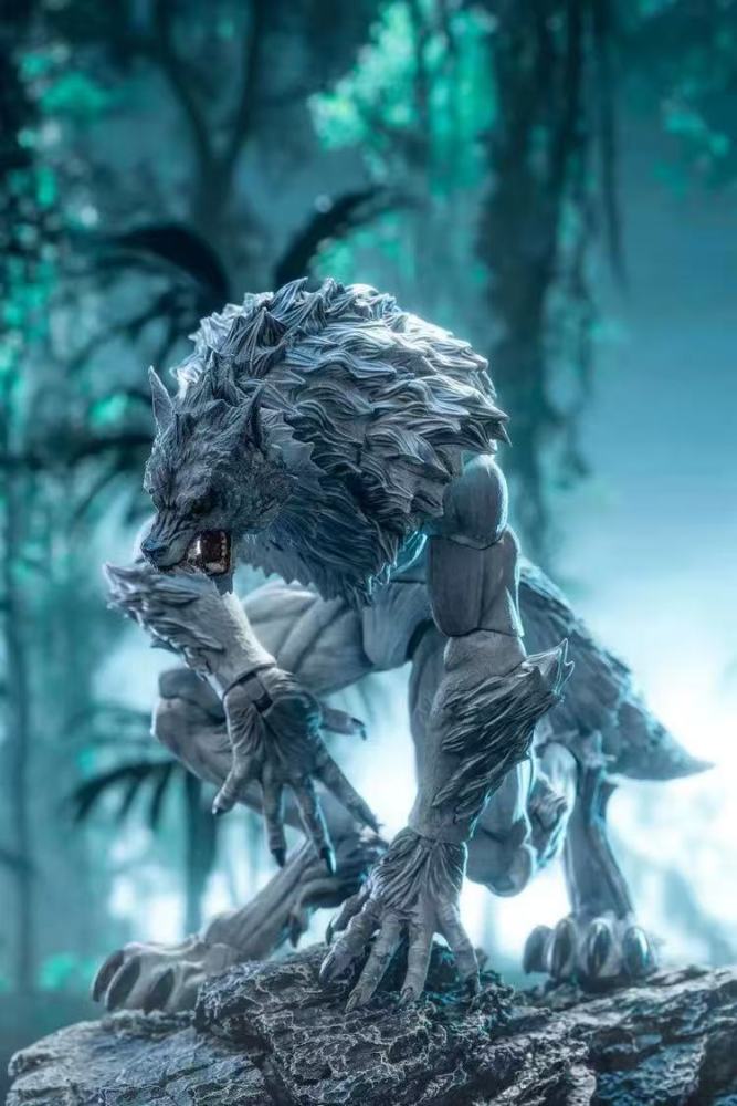【Available】1/12 Craftsmen Alliance White Wolf  Furry Planet Werewolf Veteran William Special Color Limited Edition