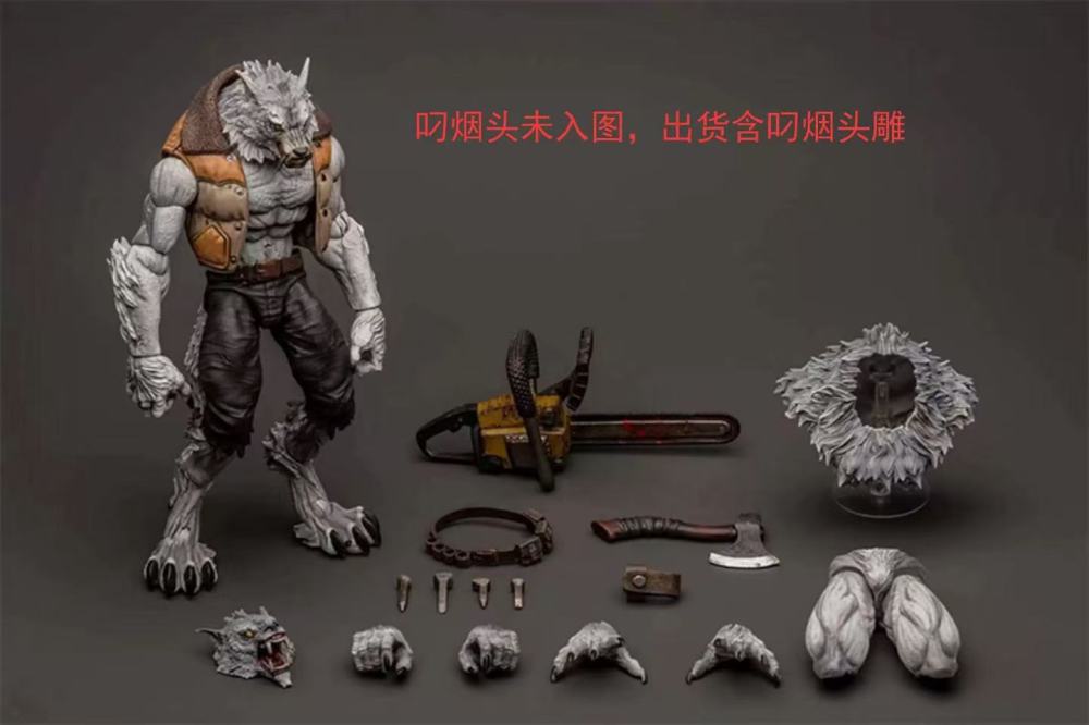 【Available】1/12 Craftsmen Alliance White Wolf  Furry Planet Werewolf Veteran William Special Color Limited Edition