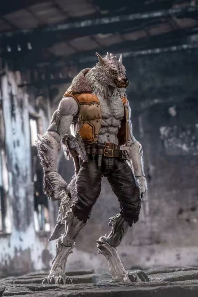 【Available】1/12 Craftsmen Alliance White Wolf  Furry Planet Werewolf Veteran William Special Color Limited Edition