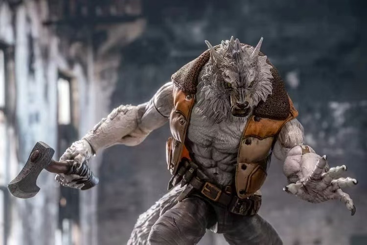 【Available】1/12 Craftsmen Alliance White Wolf  Furry Planet Werewolf Veteran William Special Color Limited Edition
