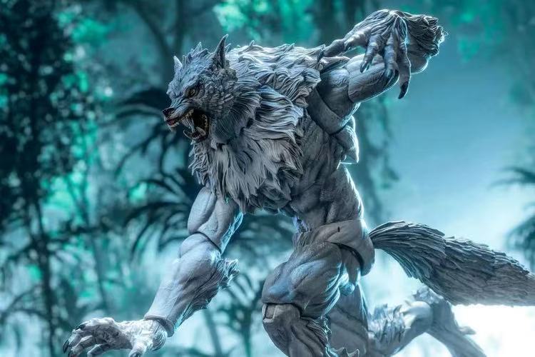 【Available】1/12 Craftsmen Alliance White Wolf  Furry Planet Werewolf Veteran William Special Color Limited Edition
