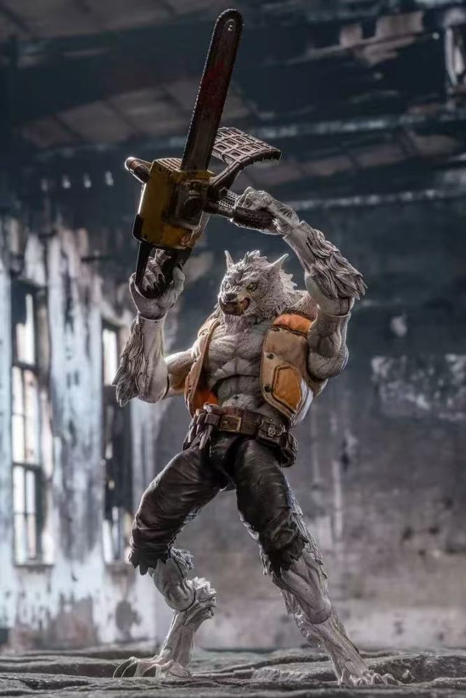 【Available】1/12 Craftsmen Alliance White Wolf  Furry Planet Werewolf Veteran William Special Color Limited Edition