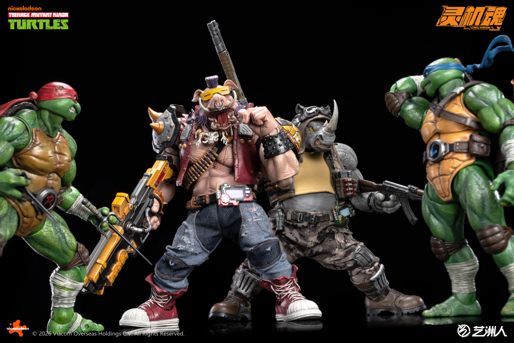 【Pre-order】1/12 metytoyz mutant ninja turtles ROCKSTEADY & BEBOP Action figure
