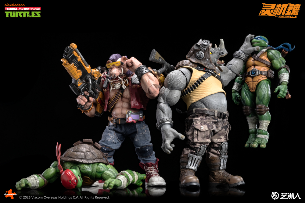 【Pre-order】1/12 metytoyz mutant ninja turtles ROCKSTEADY & BEBOP Action figure