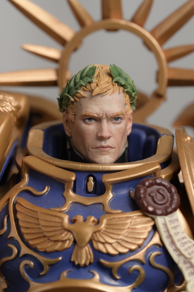 【Pre-sale】1/18  Warhammer 40K Roboute Guilliman head sculpture-A