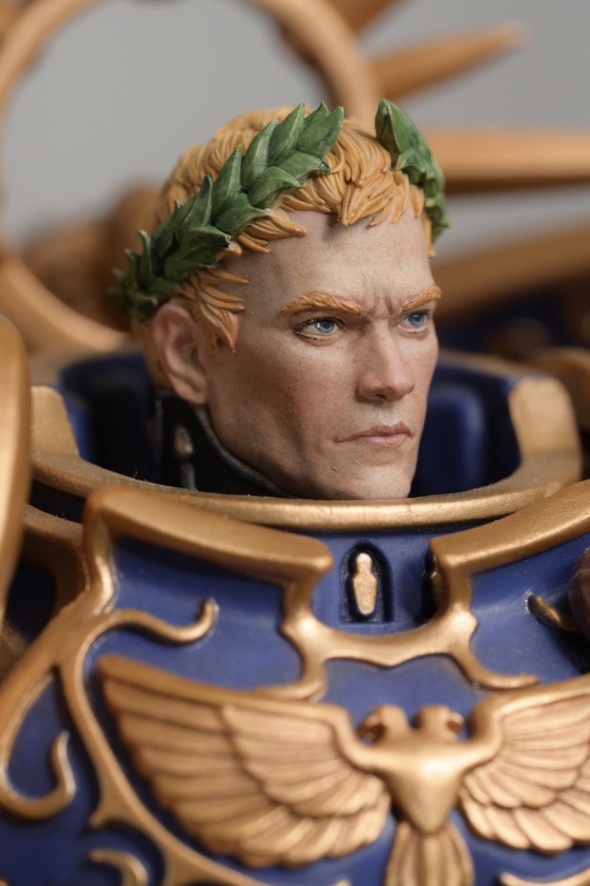【Pre-sale】1/18  Warhammer 40K Roboute Guilliman head sculpture-A
