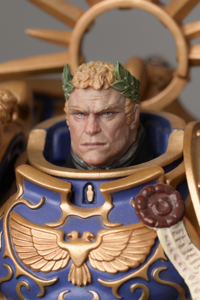 【Pre-sale】1/18  Warhammer 40K Roboute Guilliman head sculpture-B