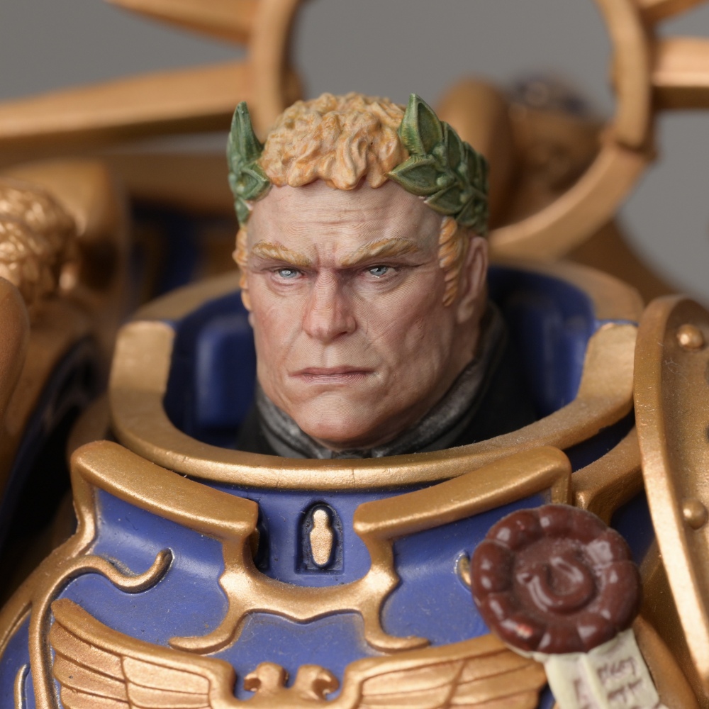 【Pre-sale】1/18  Warhammer 40K Roboute Guilliman head sculpture-B