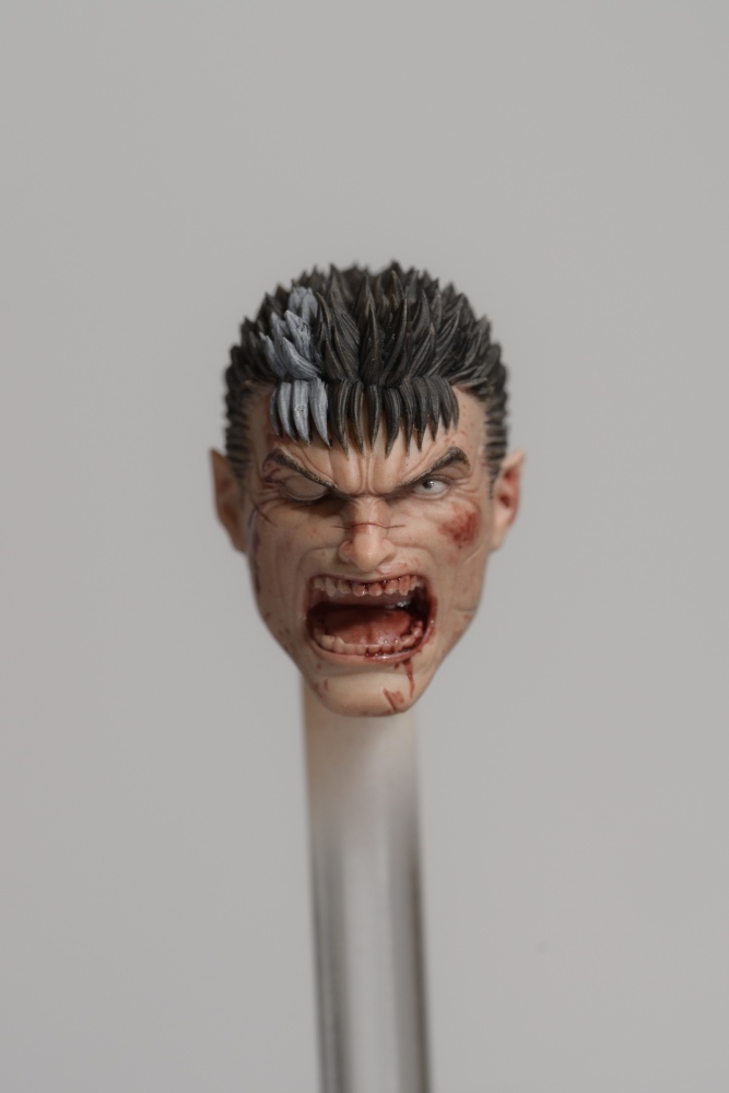 【Pre-order】1/12 SHF Berserk Guts roaring Head sculpture