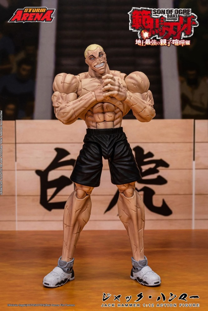 【Pre-order】1/12  Jack Hanma Storm Arena hanma baki Action figure