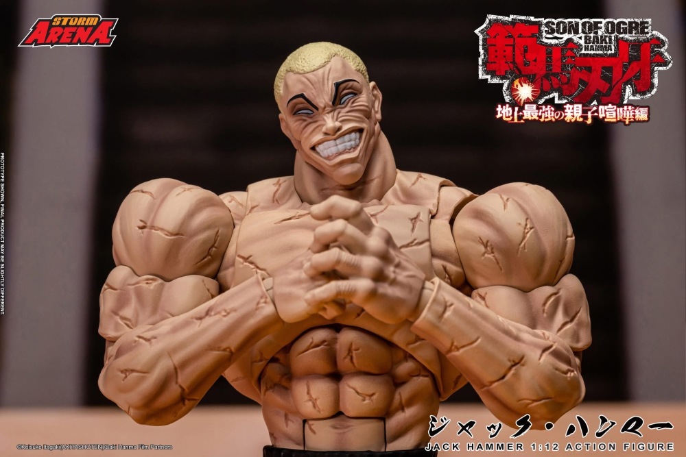 【Pre-order】1/12  Jack Hanma Storm Arena hanma baki Action figure