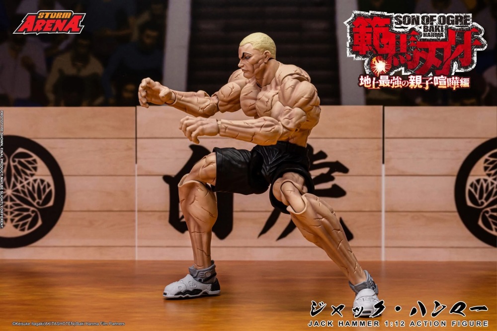 【Pre-order】1/12  Jack Hanma Storm Arena hanma baki Action figure