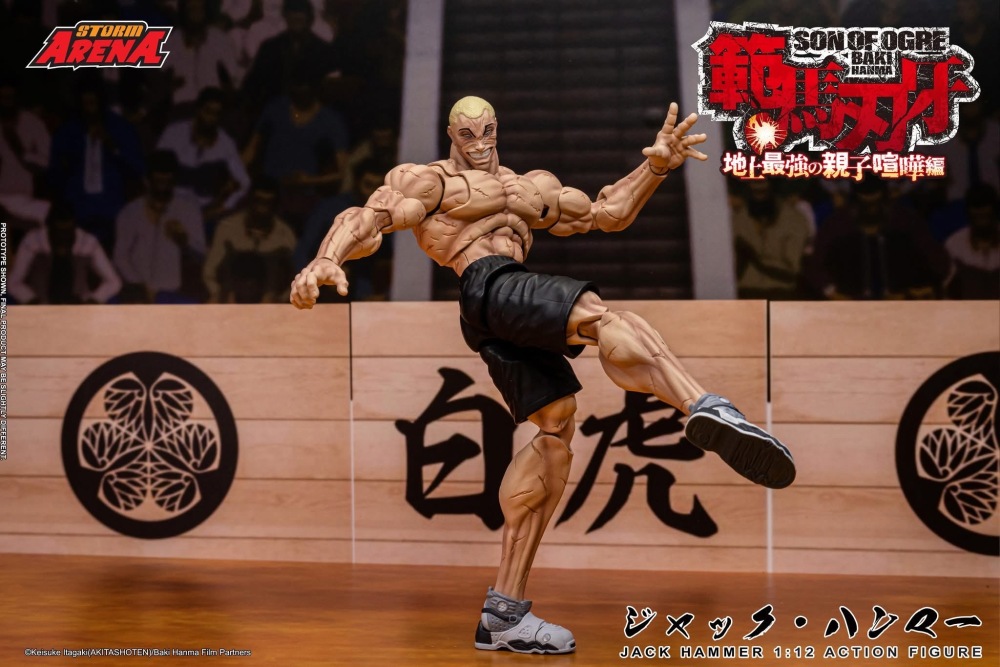 【Pre-order】1/12  Jack Hanma Storm Arena hanma baki Action figure
