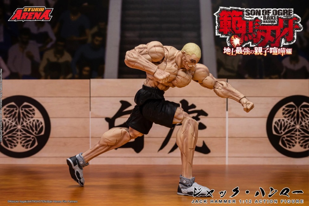 【Pre-order】1/12  Jack Hanma Storm Arena hanma baki Action figure