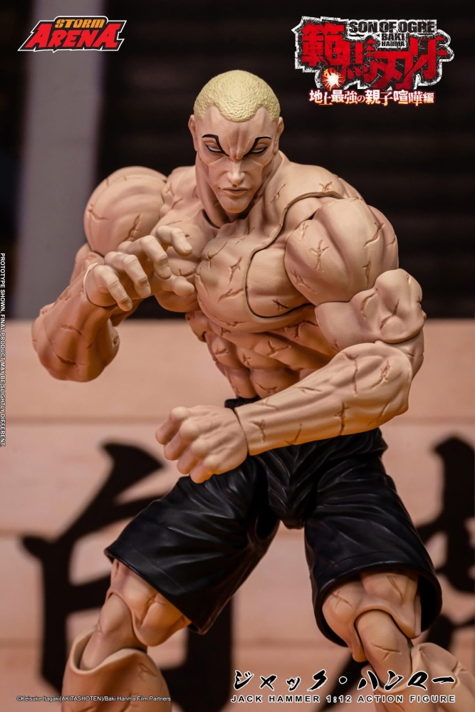 【Pre-order】1/12  Jack Hanma Storm Arena hanma baki Action figure