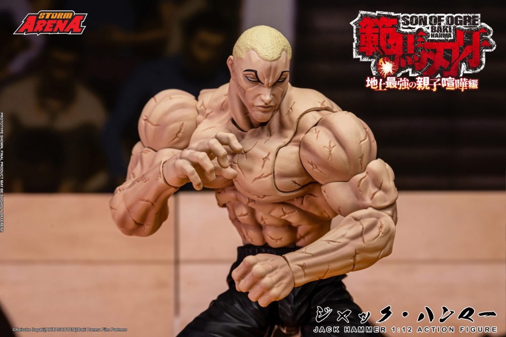 【Pre-order】1/12  Jack Hanma Storm Arena hanma baki Action figure
