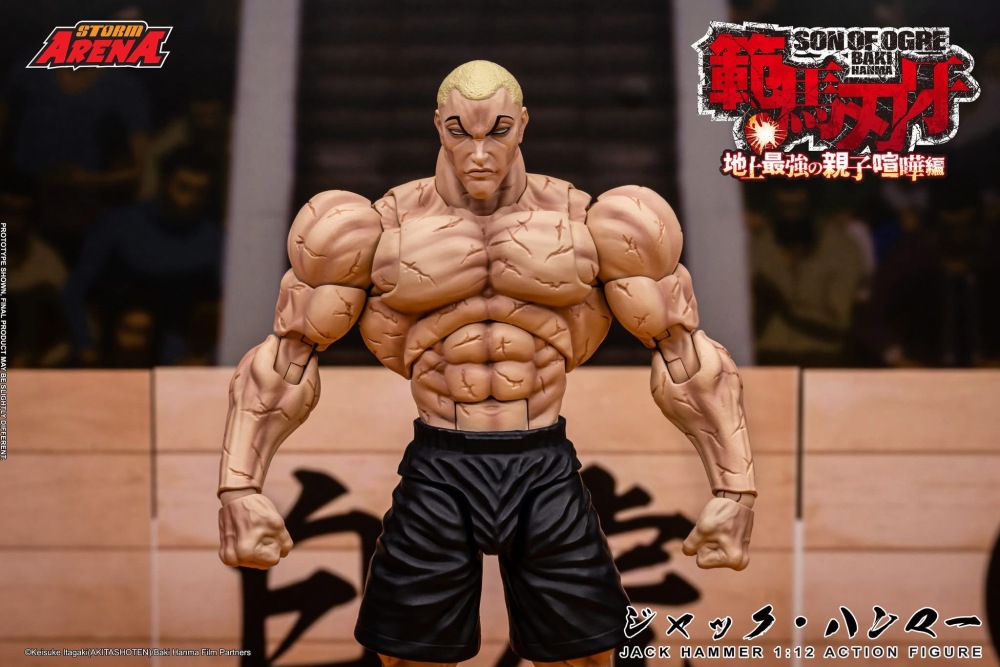 【Pre-order】1/12  Jack Hanma Storm Arena hanma baki Action figure