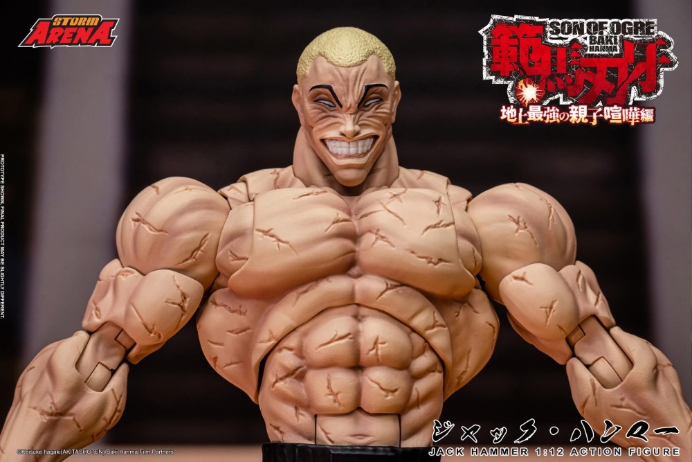 【Pre-order】1/12  Jack Hanma Storm Arena hanma baki Action figure