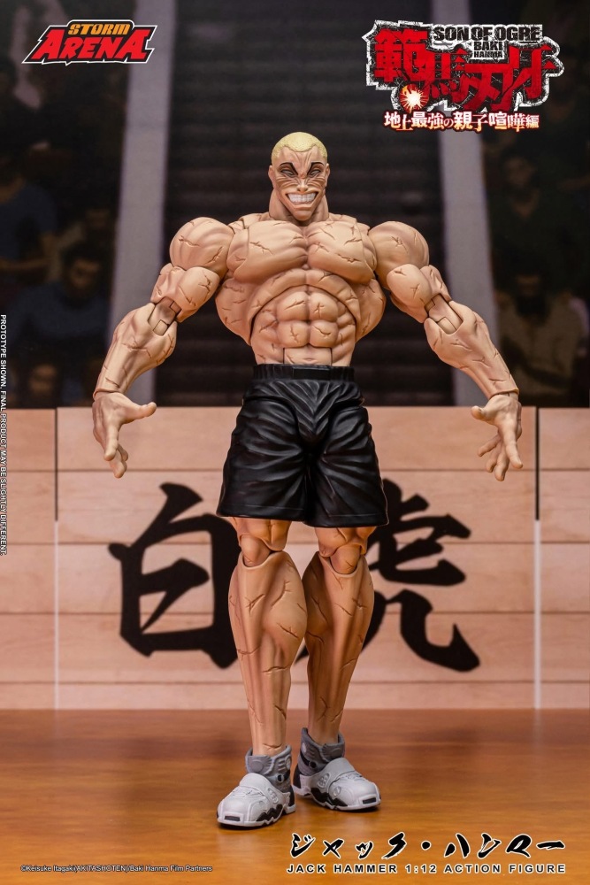 【Pre-order】1/12  Jack Hanma Storm Arena hanma baki Action figure
