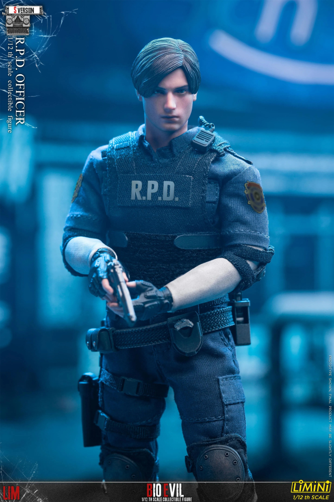 【Pre-order】1/12 LIMTOYS 1/12 Resident Evil 2 Leon Deluxe Edition Re-release Action Figure