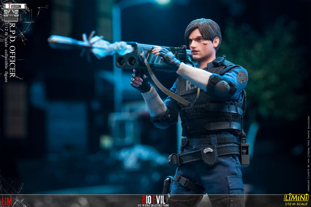 【Pre-order】1/12 LIMTOYS 1/12 Resident Evil 2 Leon Deluxe Edition Re-release Action Figure