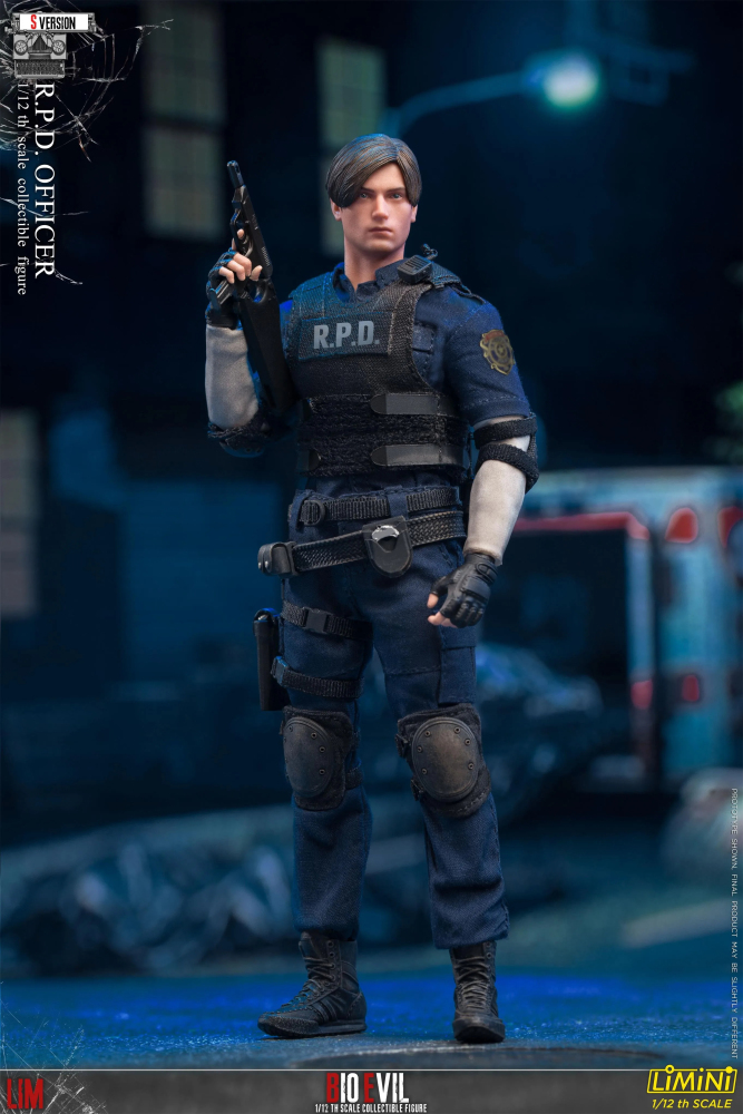 【Pre-order】1/12 LIMTOYS 1/12 Resident Evil 2 Leon Deluxe Edition Re-release Action Figure