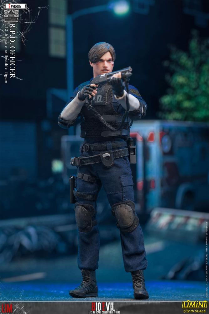 【Pre-order】1/12 LIMTOYS 1/12 Resident Evil 2 Leon Deluxe Edition Re-release Action Figure